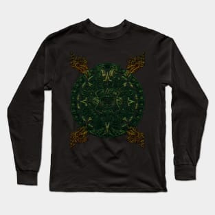 Quetzalcoatl calendario Azteca Long Sleeve T-Shirt